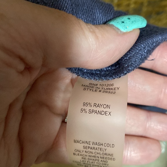 EUC Soft surroundings purple waterfall jacket sweater zipper details XL - Picture 7 of 7